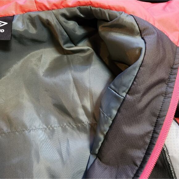 Umbro jacket windbreaker with hood gray size S - Picture 6 of 9